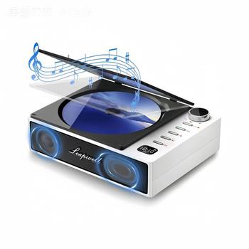 Explosions Charging Retro CD Player Screen Portable Bluetooth Speaker Album All-in-One Player Internet Red Gift
