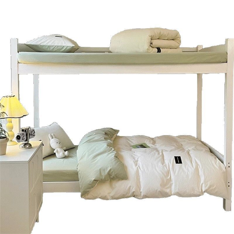 College Student Dormitory Three-Piece Cotton Set, Complete Set of Quilt Mattress, Pure Cotton Single Cotton Bed Bed Sheets, Quilt Cover, Six-Piece Set