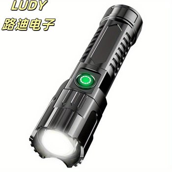 Cross-border new strong light handheld K17 flashlight outdoor home camping riding long-range usb charging zoom led