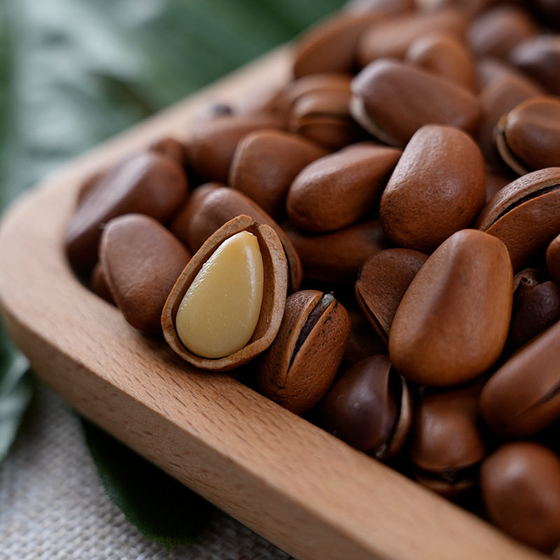 Non-Fried Roasted Pine Nuts 5kg Bulk Large Capsules Canned Hand-Peeled Shelled Red Pine Nuts Original Snack Nuts Now