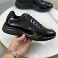 Pure black patent leather