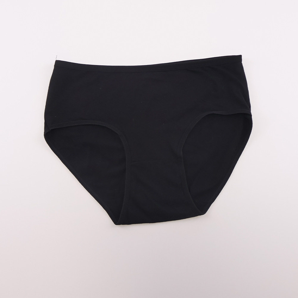 跨境亚马逊女士大码内裤加肥加大码高腰妈咪裤40支纯棉三角内裤女