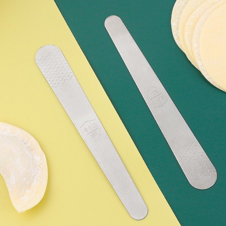 Stainless Steel Filling Stick, Dumpling Making Tool, Good Stuff for Mixing Fillings, Wonton Buns, Meat Filling Shovel, Kitchen Filling Mixing Flat Spoon