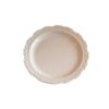 French High-End Ceramic Embossed Dinner Plate Ins Retro High-Value Plate Cute Cream Style Dessert Dinner Plate
