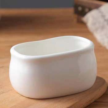 Ceramic Western Steak Sauce Boat, White Milk Jug, Sugar Jar, Coffee Set, Honey Milk Cup, Manufacturer Wholesale Tableware