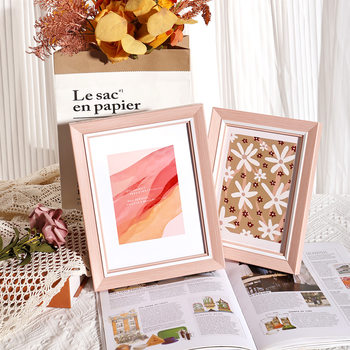 Simple photo frame table photo frame creative ornaments 6 inch 7 10 A4 Wall wedding photo wall mounted picture frame wholesale