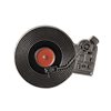 AliExpress Explosions CD Phonograph Vinyl Record Brooch Alloy Skull Finger Tape Brooch