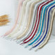 Lin Feng shoelace wholesale 1.5CM wide suitable for board shoes white shoes sneaker multi-color wheat shoelace rope a pair