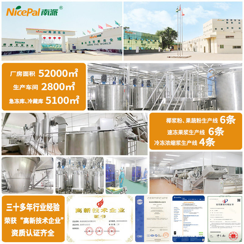 Nanpai coconut milk powder food commercial raw material fruit solid drink instant drink Hainan coconut milk coconut powder 15kg