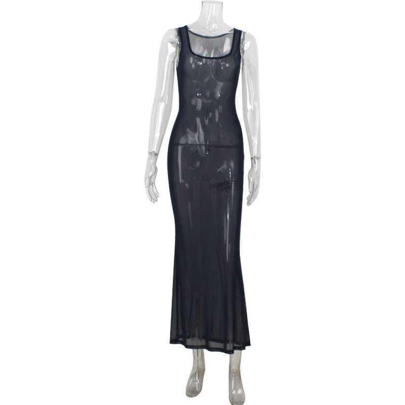 Womens Sheer Mesh Beach Vacation Dress Sexy Elegant Lightweight Perfect for Summer Parties Wholesale Available