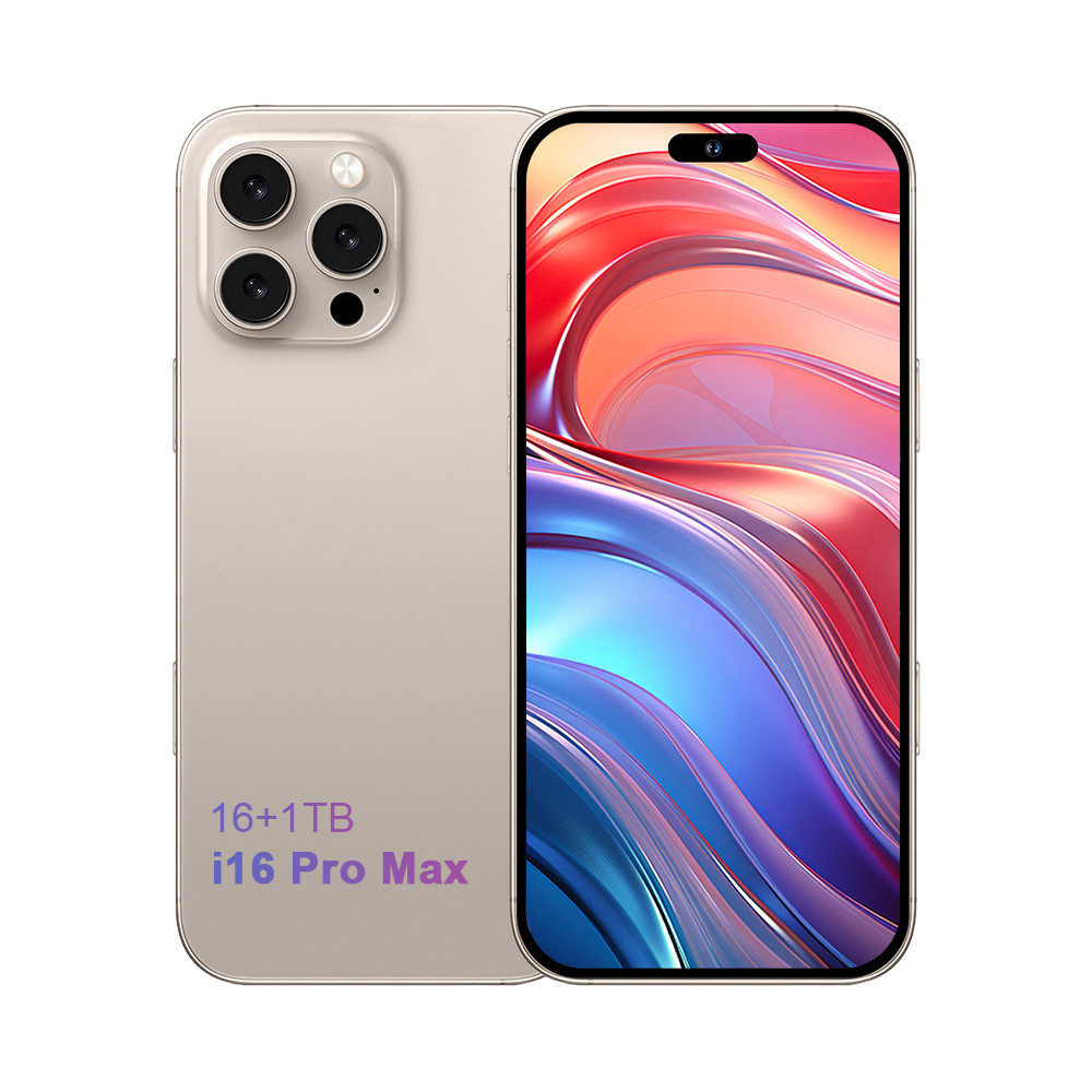 新款跨境手机 I16ProMax 6.73寸智能4+64G安卓10外贸4G全网通1:1