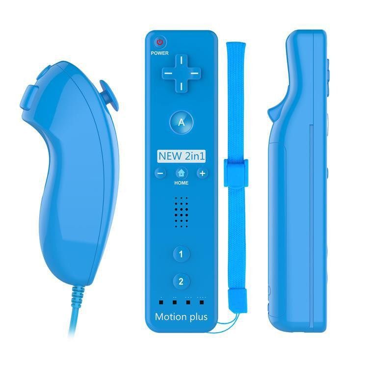 WII gamepad two-in-one wii left and right handle Wii gamepad built-in accelerator factory direct sales