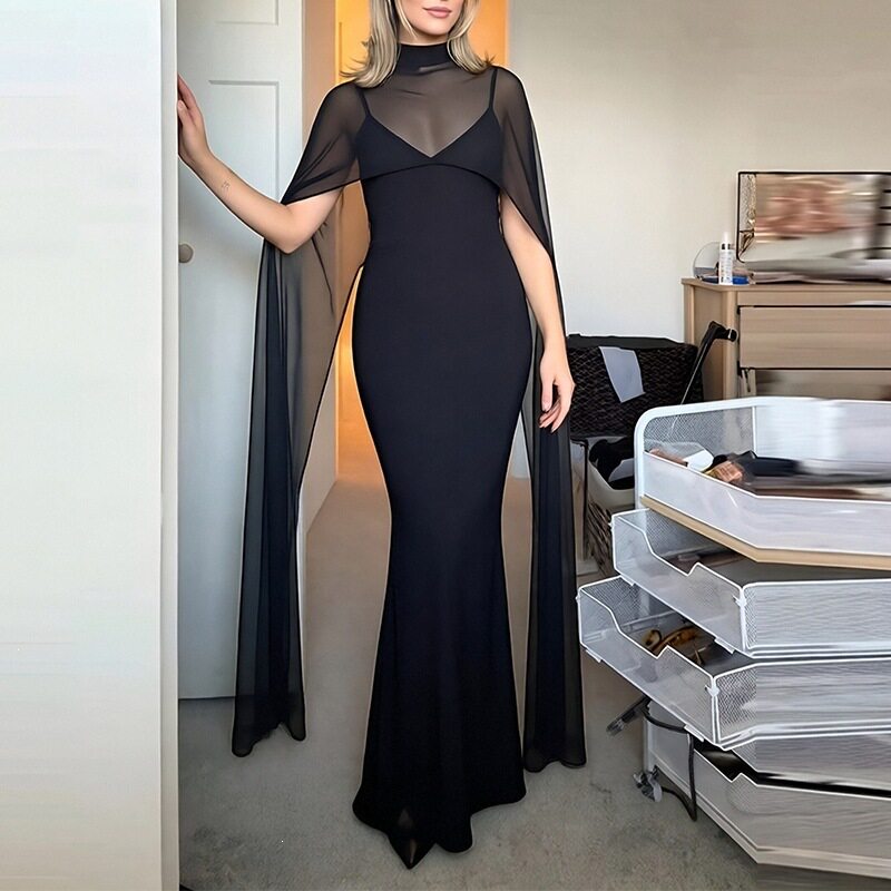 Womens Summer Dress Elegant Solid Color Slim Fit French Style Perfect for Casual Outings or Parties Wholesale