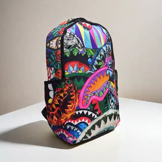Cross-Border Direct Sales Trendyy Brand Backpack Graffiti Ins Style Casual Backpack Street Trendy Backpack Skateboard Backpack Printing