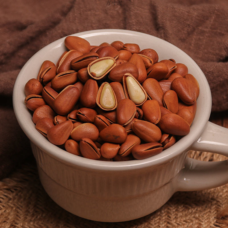 Northeastern Pine Nuts Large Capsules Open Hazelnut Dried Fruit Collection Nuts Wholesale Small Packaging Small Bag Snack Factory Wholesale