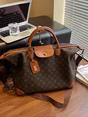 2025 New Fashion Travel Handbag Women's Business Trip Boarding Bag Large Capacity Fitness Bag Crossbody Tote Bag