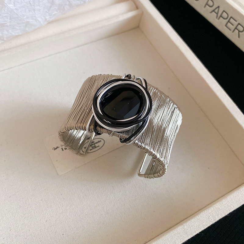 欧美跨境简约时尚手镯臂环小众冷淡风气质手环高级感百搭手饰批发