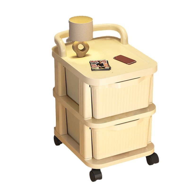 Snack Storage Drawer Cart Silent Pulley Multi-Layer Toy Box Baby Supplies Bedroom Cart Storage Rack