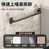 Bathroom Slipper Rack Household Punch-free Toilet Door Rear Storage Rack Draining Dust-proof Wall-mounted Towel Rack for Toilet