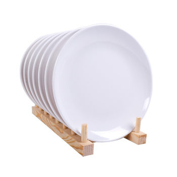Xiangyuan melamine tableware imitation porcelain white disc can be printed logo