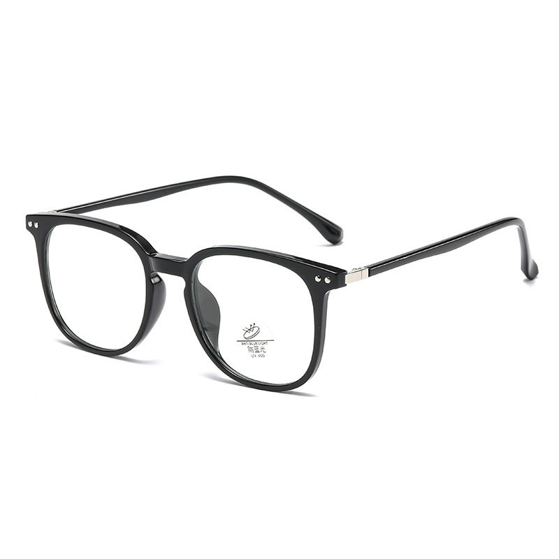 New anti-blue light glasses women's ultra-light TR90 glasses frame can be equipped with myopia degree advanced sense without makeup glasses frame men