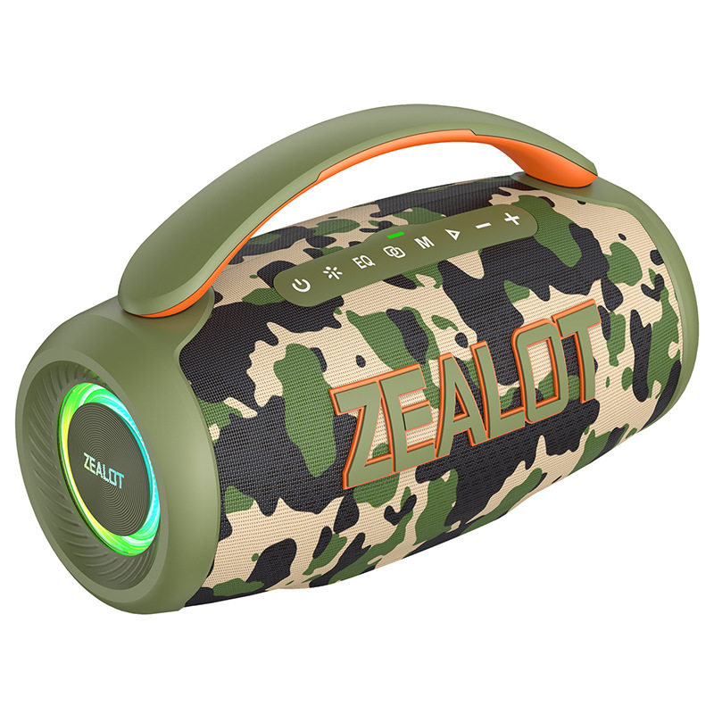 P12 Bluetooth speaker portable waterproof 60W high volume Bluetooth speaker with colored lights