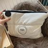2024 New Style Chanel Style Cosmetic Bag Down Cotton Big Brand Clutch Bag Carry-on Storage Bag Daily Lightweight Wash Bag