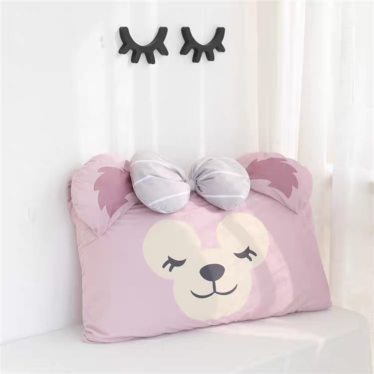 Sleeping Beauty Series Rose Bear Rabbit Pillowcase Single Pillowcase Couple Cute Large Pillowcase