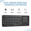 Rii K06 Dual Mode 2.4G Bluetooth Backlit Wireless Keyboard Air Mouse Set Top Box Remote Control Phone Keyboard
