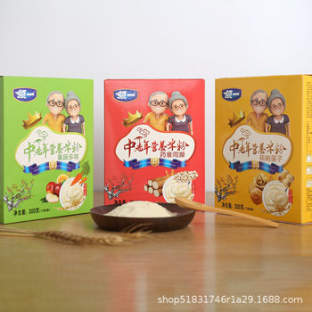 Middle-aged and elderly nutrition rice noodles 300g old-aged rice paste meal replacement powder flow food nasal feeding no cooking breakfast instant instant food