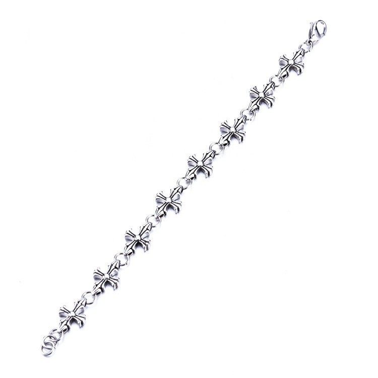 G-Dragon Style Street Hip-Hop Retro Versatile Cross Bracelet for Men and Women Couples Fashion Accessories Wholesale