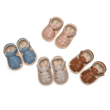 Cross-Border Best-Selling Summer Baby Sandals, Breathable Soft Rubber Soles, Non-Slip Casual Toddler Shoes, Baby Shoes, Drop Shipping