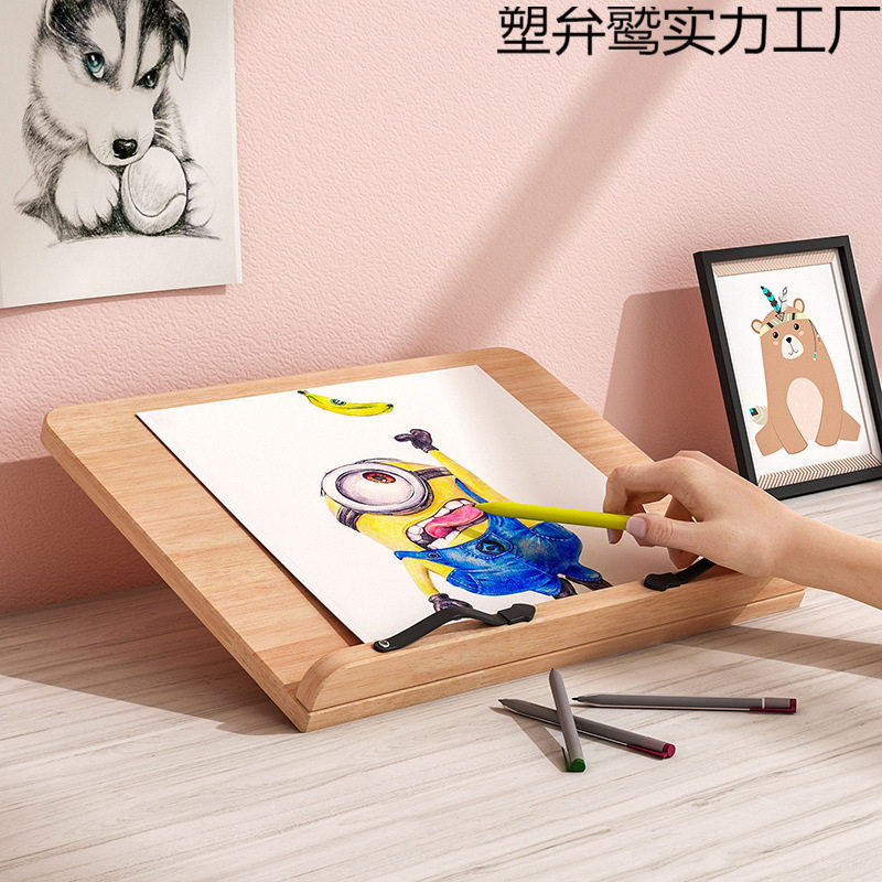 Reading Stand Bookshelf Bracket Support Rack Bookshelf Desktop Clip Book Holder Reading Book Clip Fixed Book Book Stand