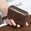 Anti-theft brush men's business card holder anti-degaussing multi-card ID card holder driver's license small female card holder large capacity wallet