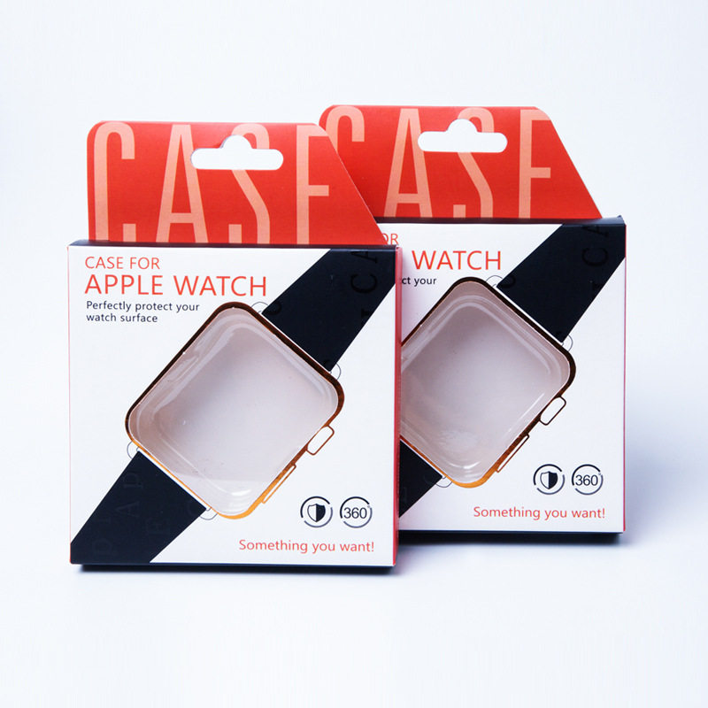 Neutral Applicable Apple Watch Case Protective Cover Color Box Blister Inner Packaging Box 3C Digital Small White Box Packaging