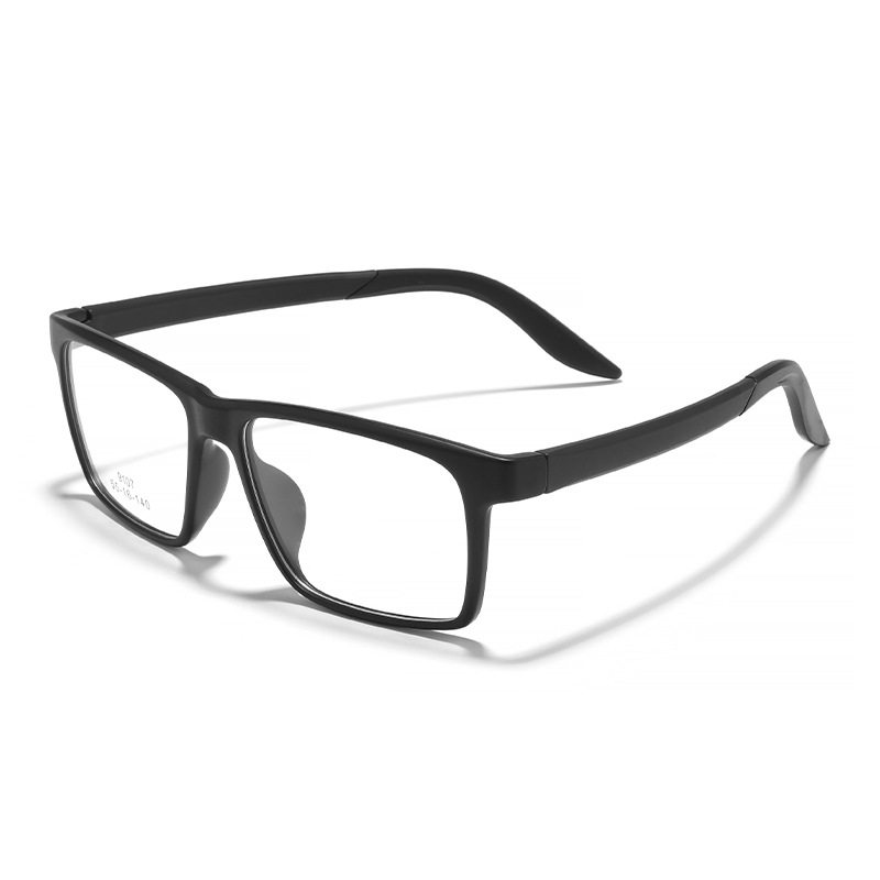 Danyang glasses wholesale new sports myopia glasses men's frame fashion black big frame big face glasses frame 9107ZM