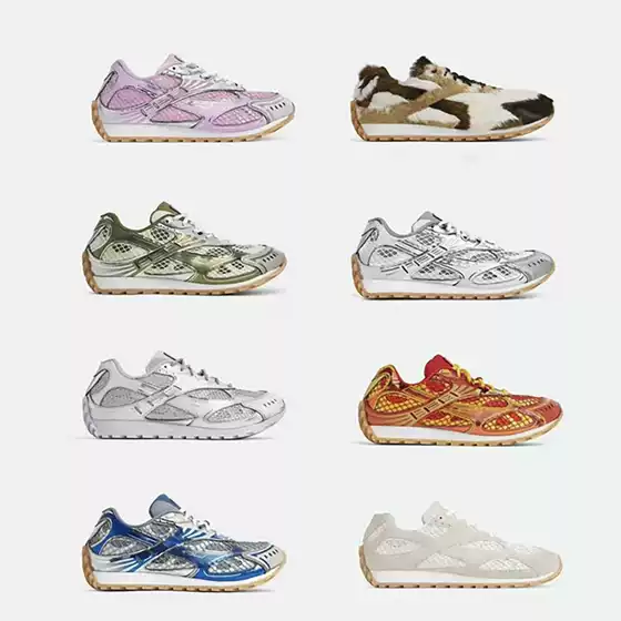 Top Version Rv Bv Jil Silver Thick-Soled Dad Shoes Casual Wang Yibo Same Style Mesh Orbit Sneakers