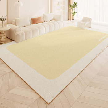 Cream Wind Warm Color Imitation Cashmere Living Room Carpet Household Four Seasons Non-Slip and Dirty-Resistant Wash-Free Mat Bedroom Bedside Blanket