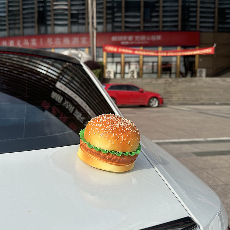 模擬ハンバーガー 1個 [10cm、のり付き]
