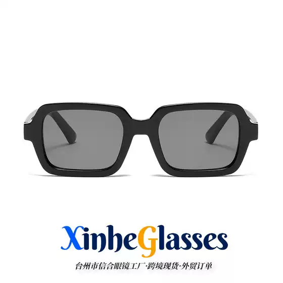 3335 Clearance Vintage Pc Square Sunglasses Cross-Border Trade Amazon Europe and America Uv400 Sun Protection Trendy Fashion