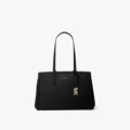 Large size 40cm black full leather