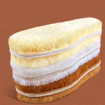 Thermal insole men and women insole imitation rabbit fur fleece-lined insole thickened imitation wool thermal insole