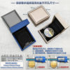 High-End Business Commemorative Gold Coin Collection Box Pu Leather Silver Coin Packaging Box Badge Round Coin Gift Box Can Be Printed with Logo