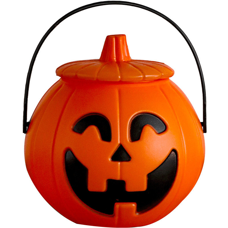 Halloween Pumpkin Bucket Children's Portable Lantern Decoration Bar Commercial Scene Decoration Pumpkin Lantern Candy Jar