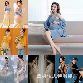 Fashion big belly photo maternity clothing Photo Art Photo indoor and outdoor photography theme studio photography clothing