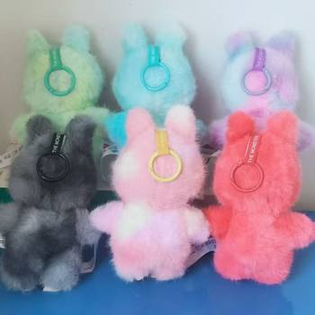 Straight Hair/Labubu Labubu. Three-Front High-Energy Vinyl Face Doll Pendant Plush Doll