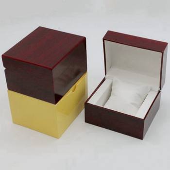 Luxury Solid Wood Watch Box for High-End Brands, Pu Leather Interior, High-End Watch Box Gift Box, Wooden Flip-Top Watch Box Storage
