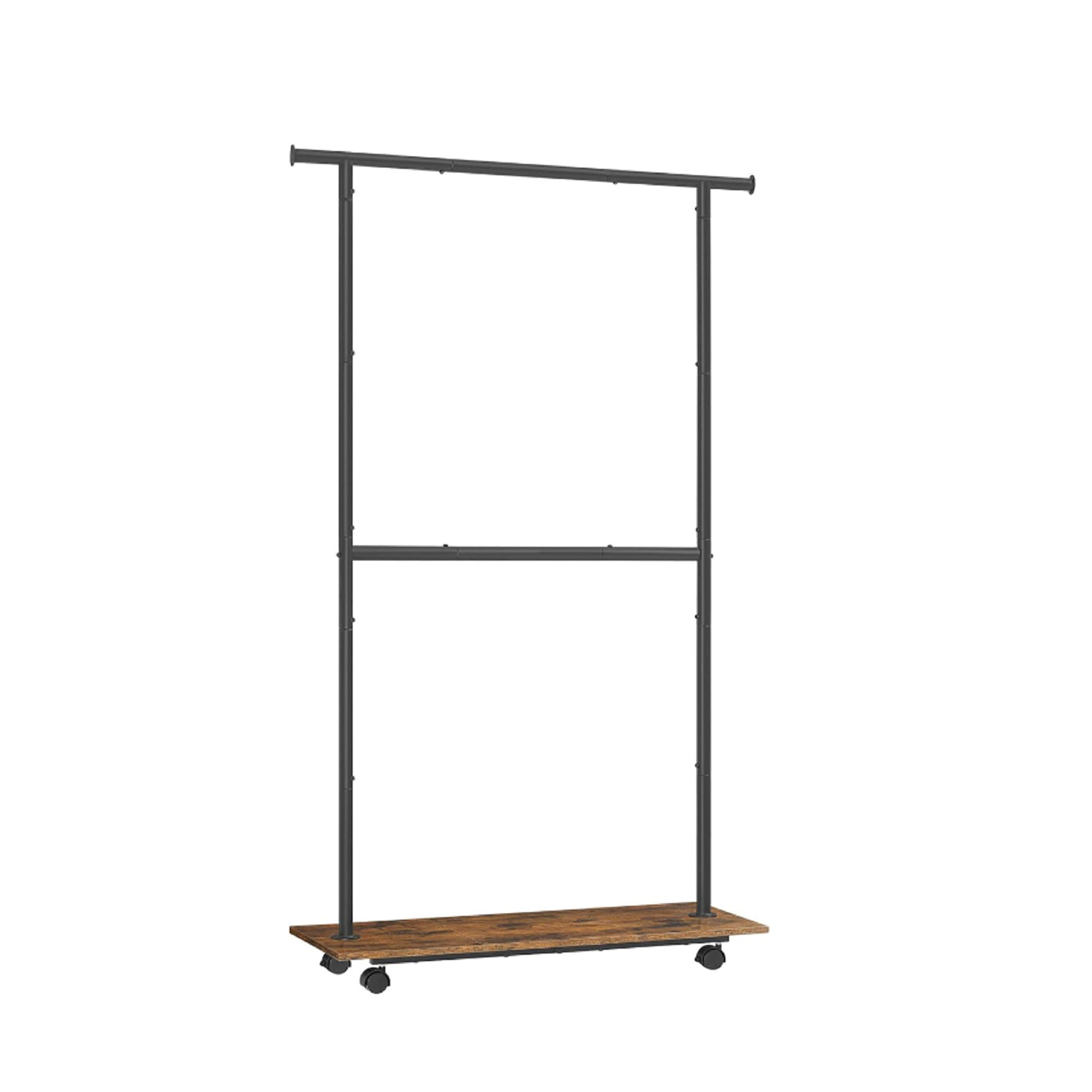 Cross-Border Coat Rack, Household Floor-Standing Clothes Drying Rod, Iron Wood Storage Clothes Drying Rack, Balcony Indoor Simple Clothes Drying Rack