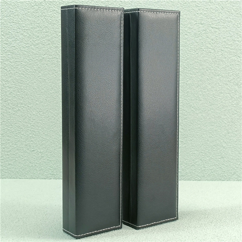 In stock long watch leather box flip leather watch rectangular box Shenzhen manufacturer in stock long watch box