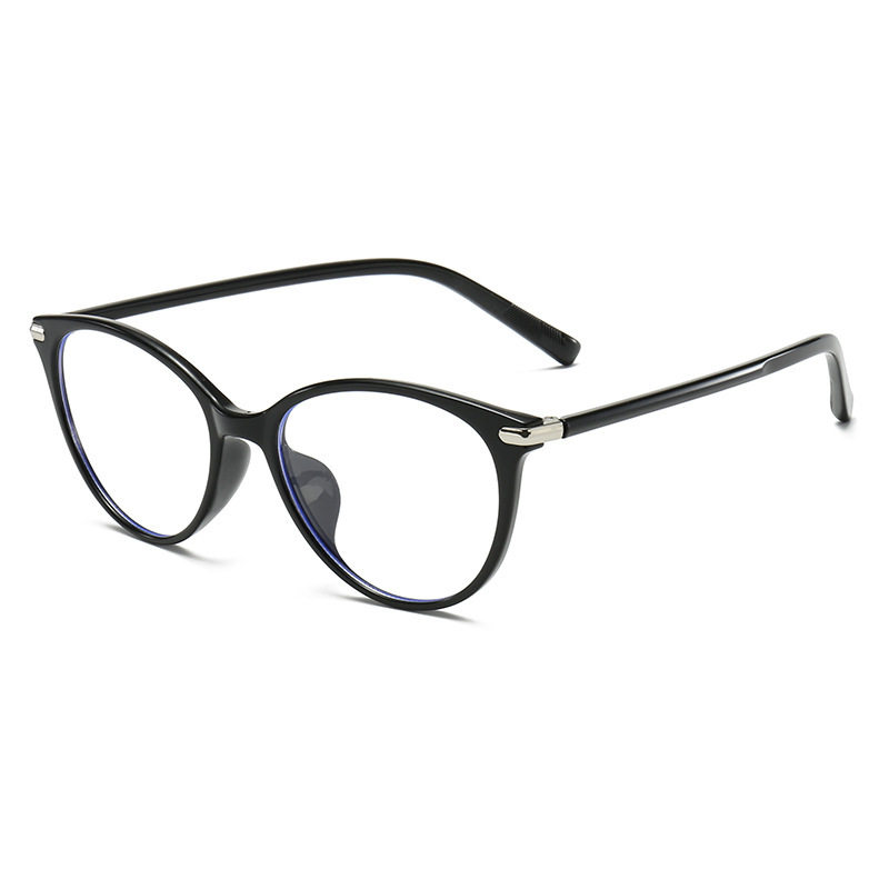 New Tr90 Large Frame Glasses Ultra-Light Makeup Artifact Optical Glasses Glasses Frame Can Be Equipped with Prescription Flat Glasses 50